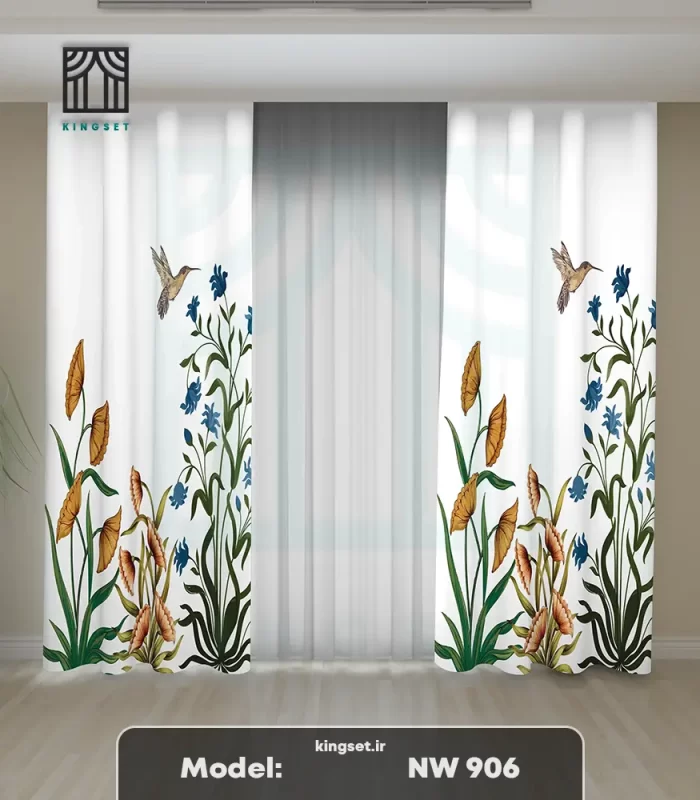 پرده چاپی فلاور