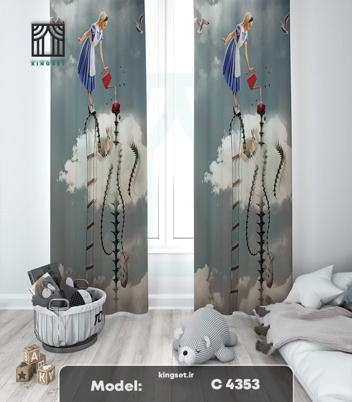 پرده چاپی کودک