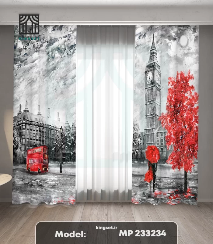 پرده چاپی شهرها