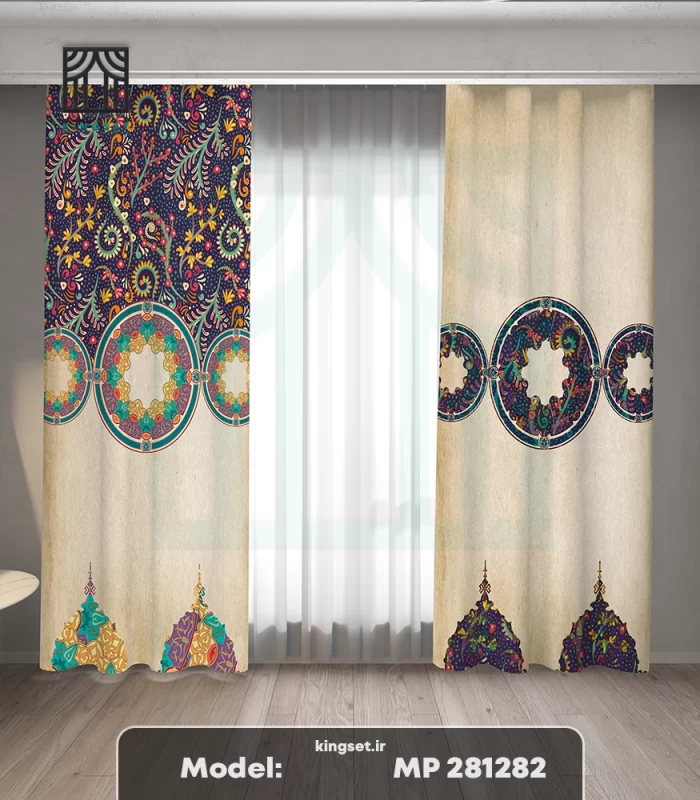 پرده چاپی کلاسیک