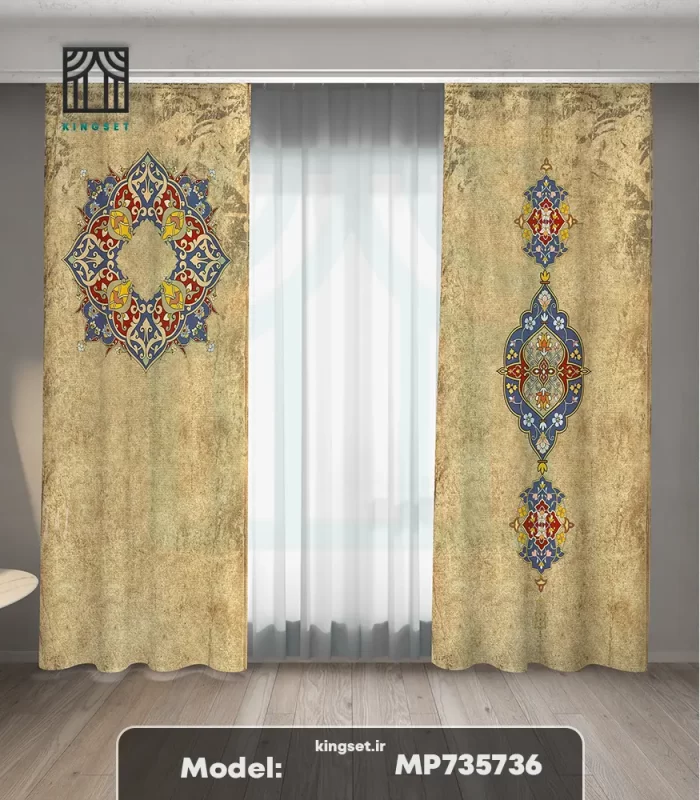 پرده چاپی کلاسیک