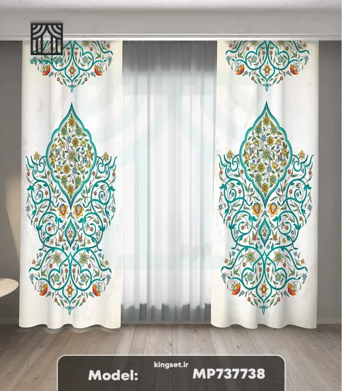پرده چاپی کلاسیک