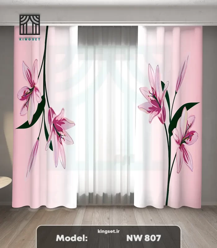 پرده چاپی فلاور