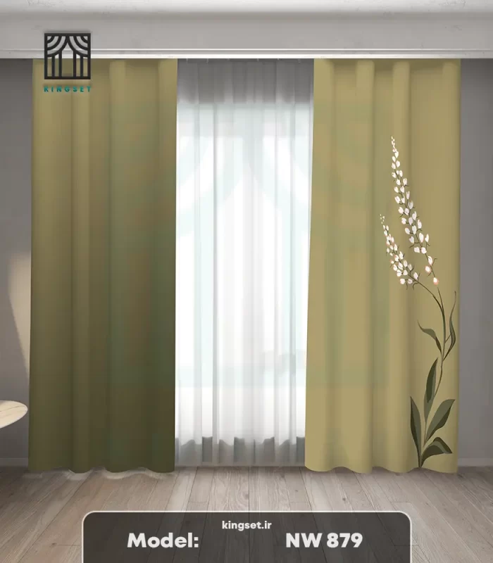 پرده چاپی فلاور