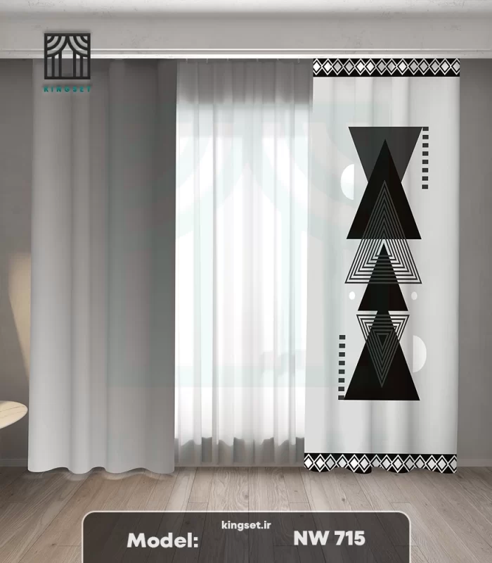 پرده چاپی مدرن