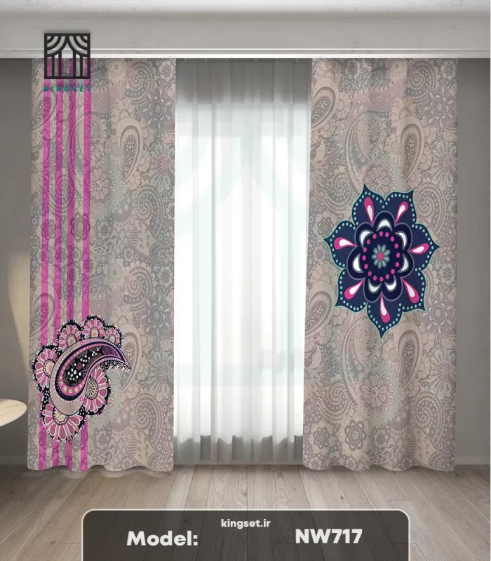 پرده چاپی کلاسیک