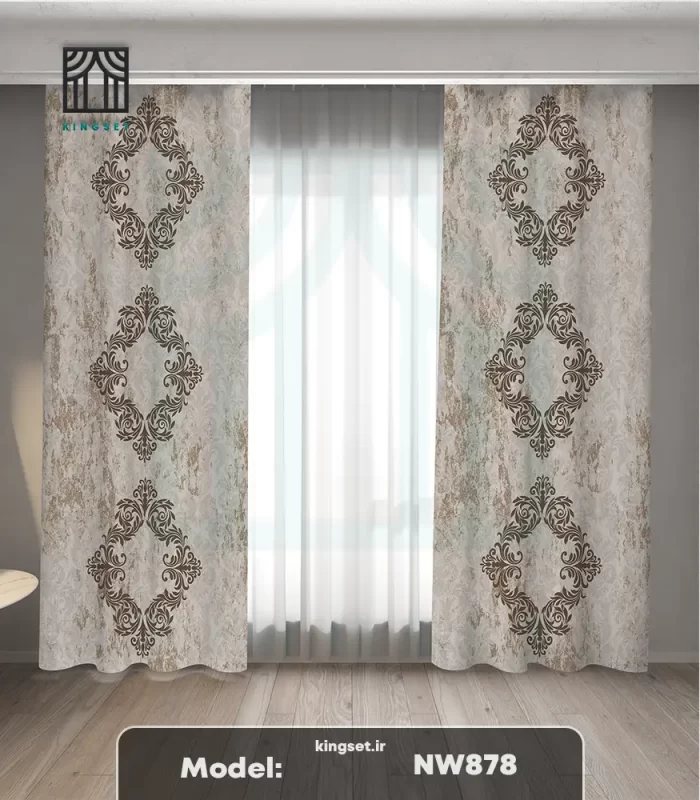 پرده چاپی کلاسیک