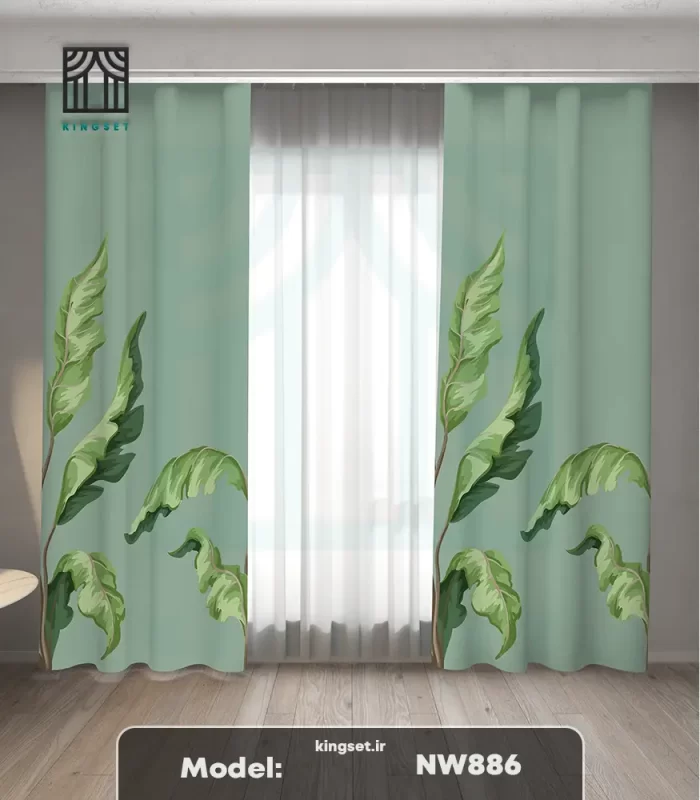پرده چاپی فلاور