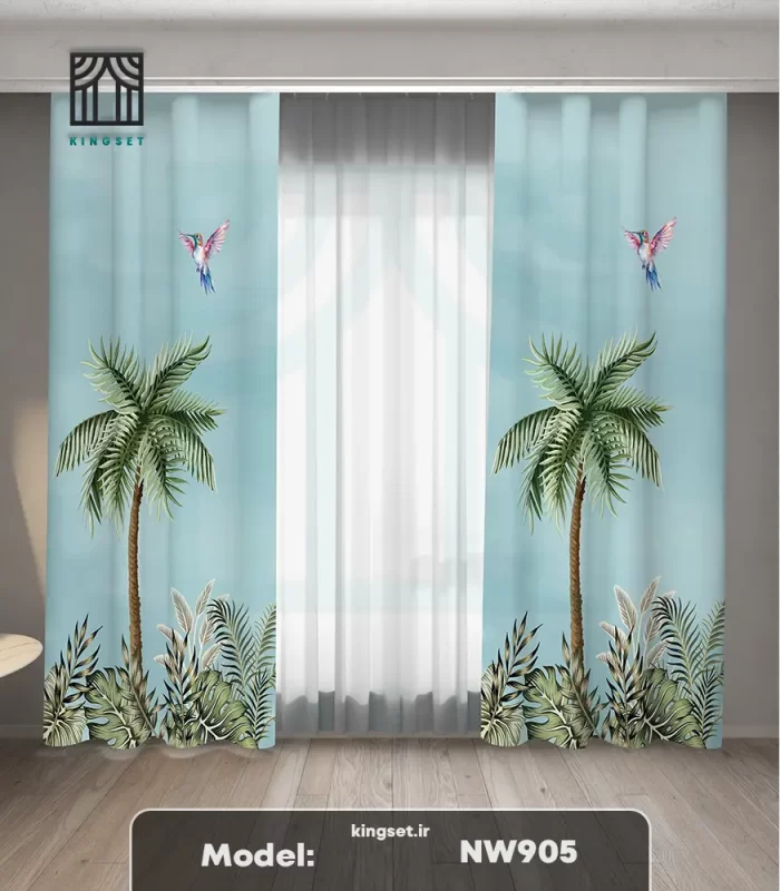 پرده چاپی فلاور