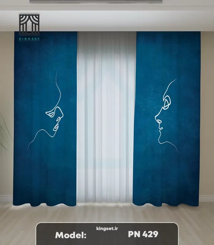 پرده چاپی مینیمال
