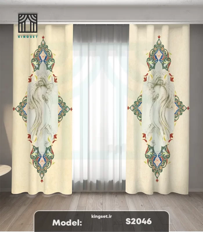 پرده چاپی کلاسیک
