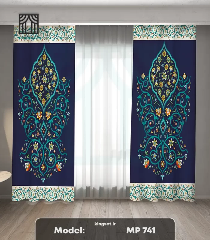 پرده چاپی کلاسیک