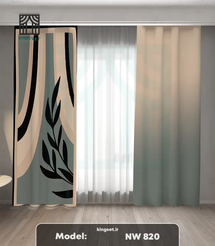پرده چاپی مدرن